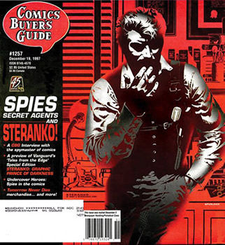 CBG #1257 Art by Steranko, color by Spurlock