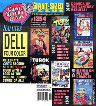 CBG #1354, magazine passes Four Color in numbering